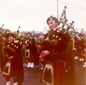 St. Patrick's Day 1983 Dooagh Pipe Band