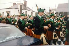 St. Patrick's Day 1993 Dooagh Pipe Band