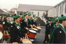 St. Patrick's Day 1993 Dooagh Pipe Band