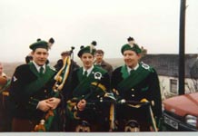 St. Patrick's Day 1993 Dooagh Pipe Band