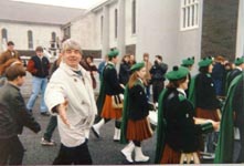 St. Patrick's Day 1993 Dooagh Pipe Band