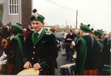 St. Patrick's Day 1993 Dooagh Pipe Band