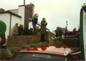 St. Patrick's Day 1996 Dooagh Pipe Band