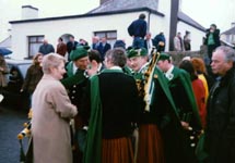 St. Patrick's Day 1997 Dooagh Pipe Band