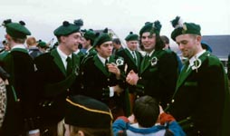 St. Patrick's Day 1997 Dooagh Pipe Band