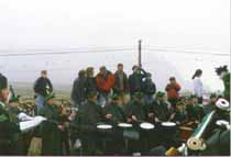 St. Patrick's Day 1998 Dooagh Pipe Band