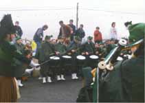 St. Patrick's Day 1998 Dooagh Pipe Band