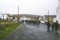 St. Patrick's Day 1998 Dooagh Pipe Band