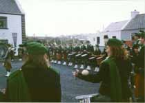 St. Patrick's Day 1998 Dooagh Pipe Band