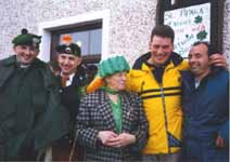 St. Patrick's Day 1998 Dooagh Pipe Band