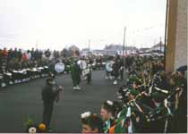 St. Patrick's Day 1998 Dooagh Pipe Band