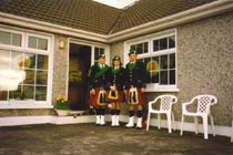 St. Patrick's Day 1999 Dooagh Pipe Band