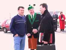 St. Patrick's Day 2001 Dooagh Pipe Band