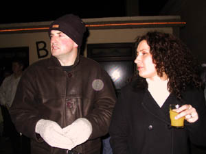 New Year 2002 Dooagh Pipe Band