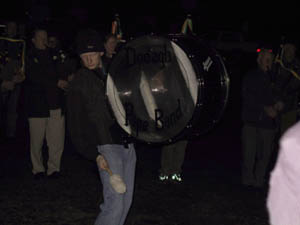 New Year 2002 Dooagh Pipe Band