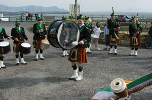 Easter Sunday 2003 Dooagh Pipe Band