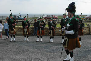 Easter Sunday 2003 Dooagh Pipe Band
