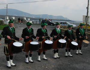Easter Sunday 2003 Dooagh Pipe Band
