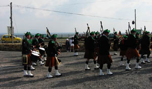 Easter Sunday 2003 Dooagh Pipe Band