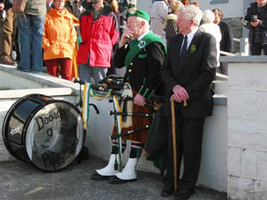 St. Patrick's Day 2003 Dooagh Pipe Band