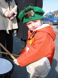 St. Patrick's Day 2003 Dooagh Pipe Band