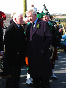 St. Patrick's Day 2003 Dooagh Pipe Band