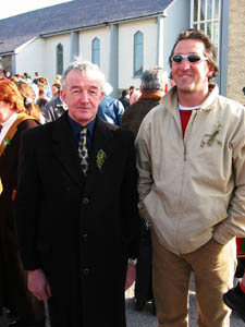 St. Patrick's Day 2003 Dooagh Pipe Band