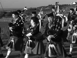St. Patrick's Day 2004 Dooagh Pipe Band
