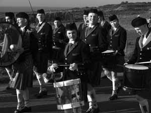 St. Patrick's Day 2004 Dooagh Pipe Band