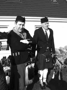 St. Patrick's Day 2004 Dooagh Pipe Band