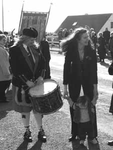 St. Patrick's Day 2004 Dooagh Pipe Band
