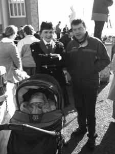St. Patrick's Day 2004 Dooagh Pipe Band