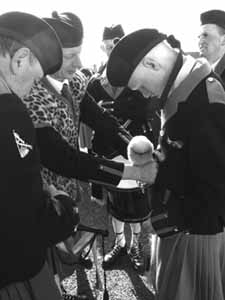 St. Patrick's Day 2004 Dooagh Pipe Band