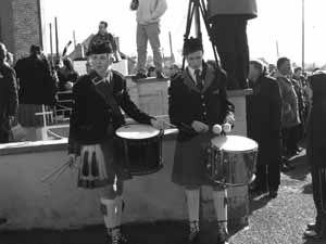 St. Patrick's Day 2004 Dooagh Pipe Band