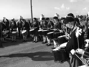 St. Patrick's Day 2004 Dooagh Pipe Band