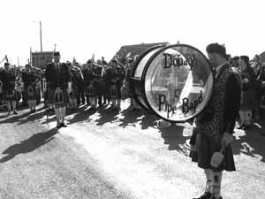 St. Patrick's Day 2004 Dooagh Pipe Band