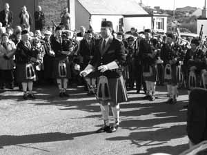 St. Patrick's Day 2004 Dooagh Pipe Band