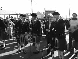 St. Patrick's Day 2004 Dooagh Pipe Band