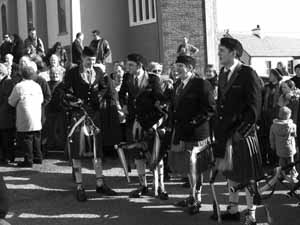 St. Patrick's Day 2004 Dooagh Pipe Band