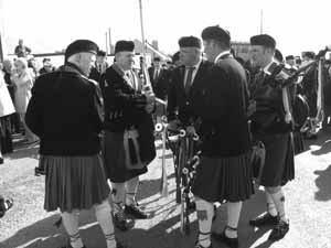 St. Patrick's Day 2004 Dooagh Pipe Band