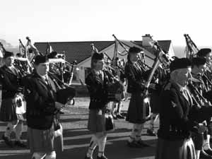 St. Patrick's Day 2004 Dooagh Pipe Band