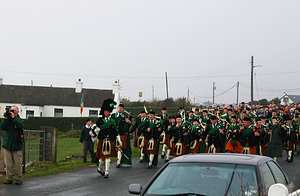 St. Patrick's Day 2005 Dooagh Pipe Band