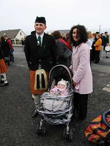St. Patrick's Day 2005 Dooagh Pipe Band