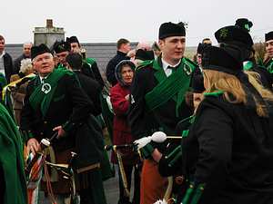 St. Patrick's Day 2005 Dooagh Pipe Band