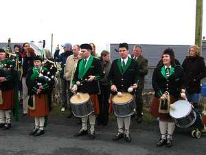 St. Patrick's Day 2005 Dooagh Pipe Band