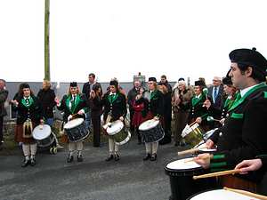 St. Patrick's Day 2005 Dooagh Pipe Band