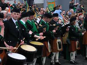 St. Patrick's Day 2005 Dooagh Pipe Band