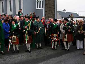 St. Patrick's Day 2005 Dooagh Pipe Band