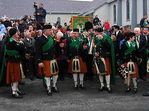 St. Patrick's Day 2005 Dooagh Pipe Band