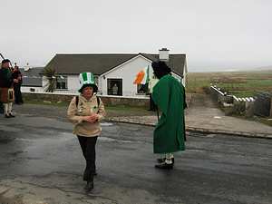 St. Patrick's Day 2005 Dooagh Pipe Band